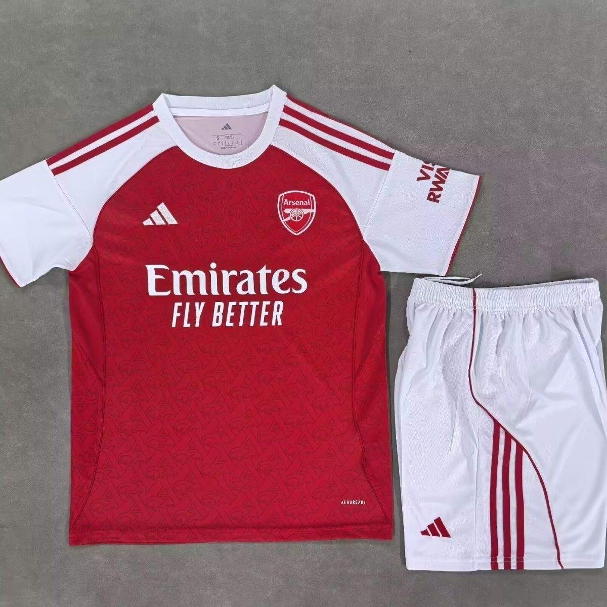 Kids Arsenal Custom Home Soccer Kits 2025-26