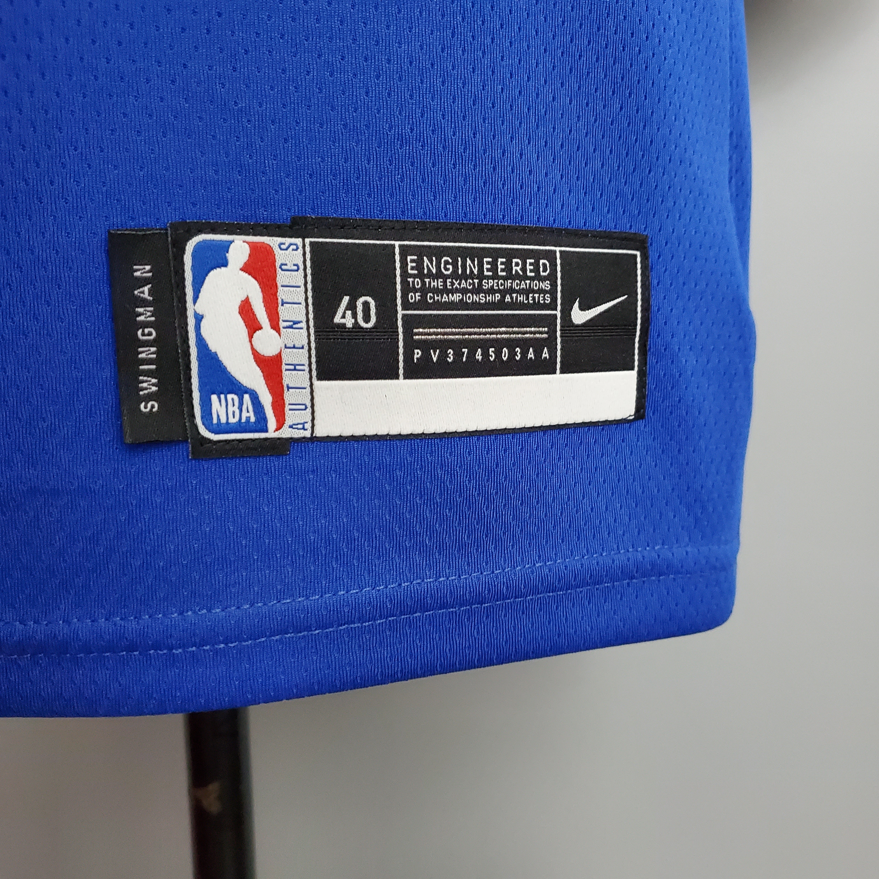 Klay Thompson Golden State Warriors Tram Version Swingman Jersey Blue