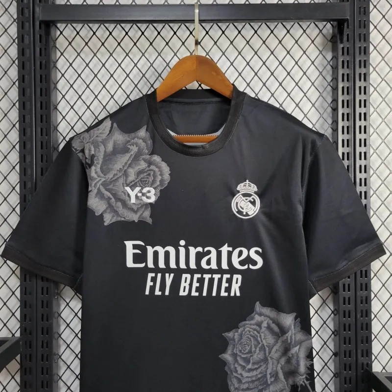 23-24 Real Madrid Y-3 Fourth Jersey Black