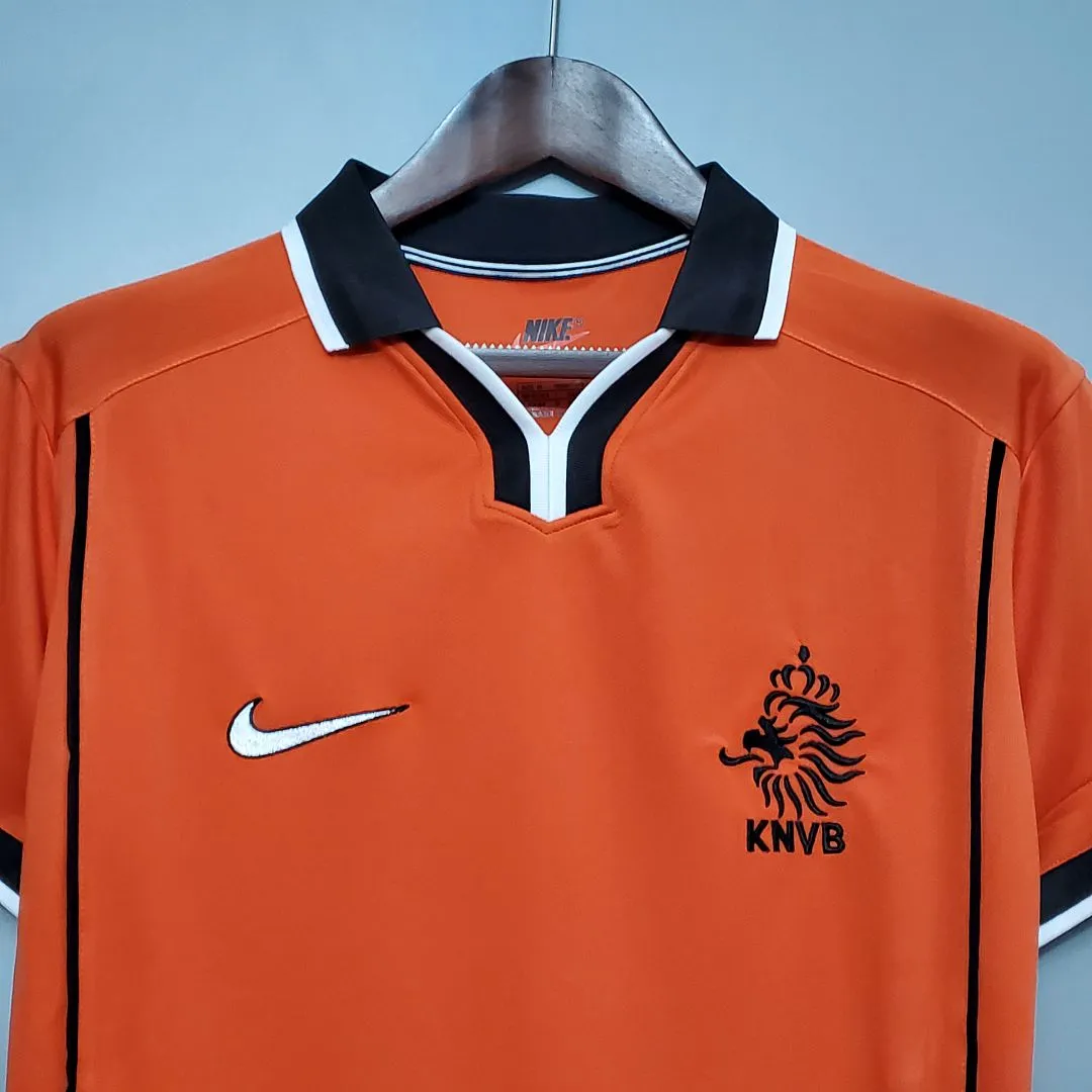 Netherlands Retro Jersey Home World Cup 1998