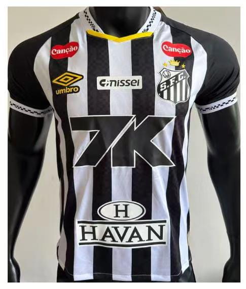 Santos Away Kit Player Version Shirt 25-26