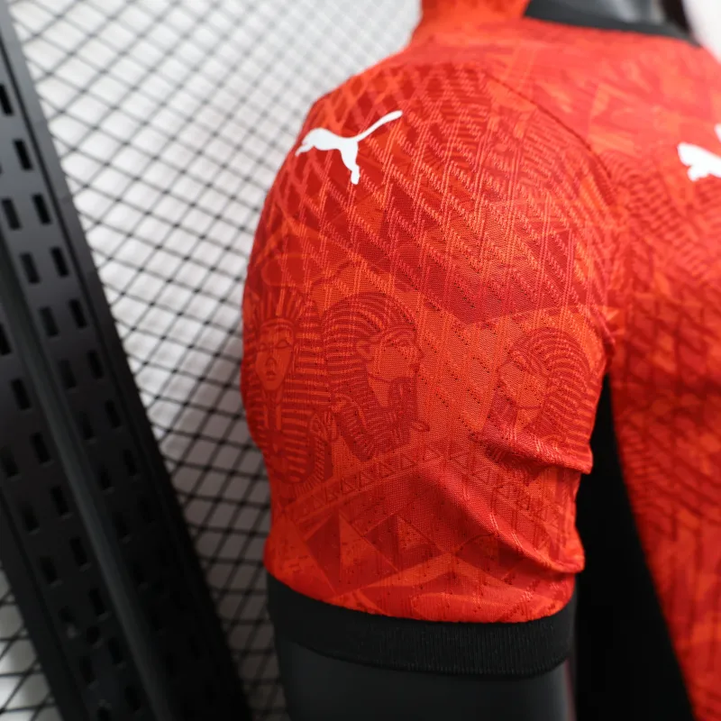 2024/2025 Players Edition Egypt Home Red Football Jersey