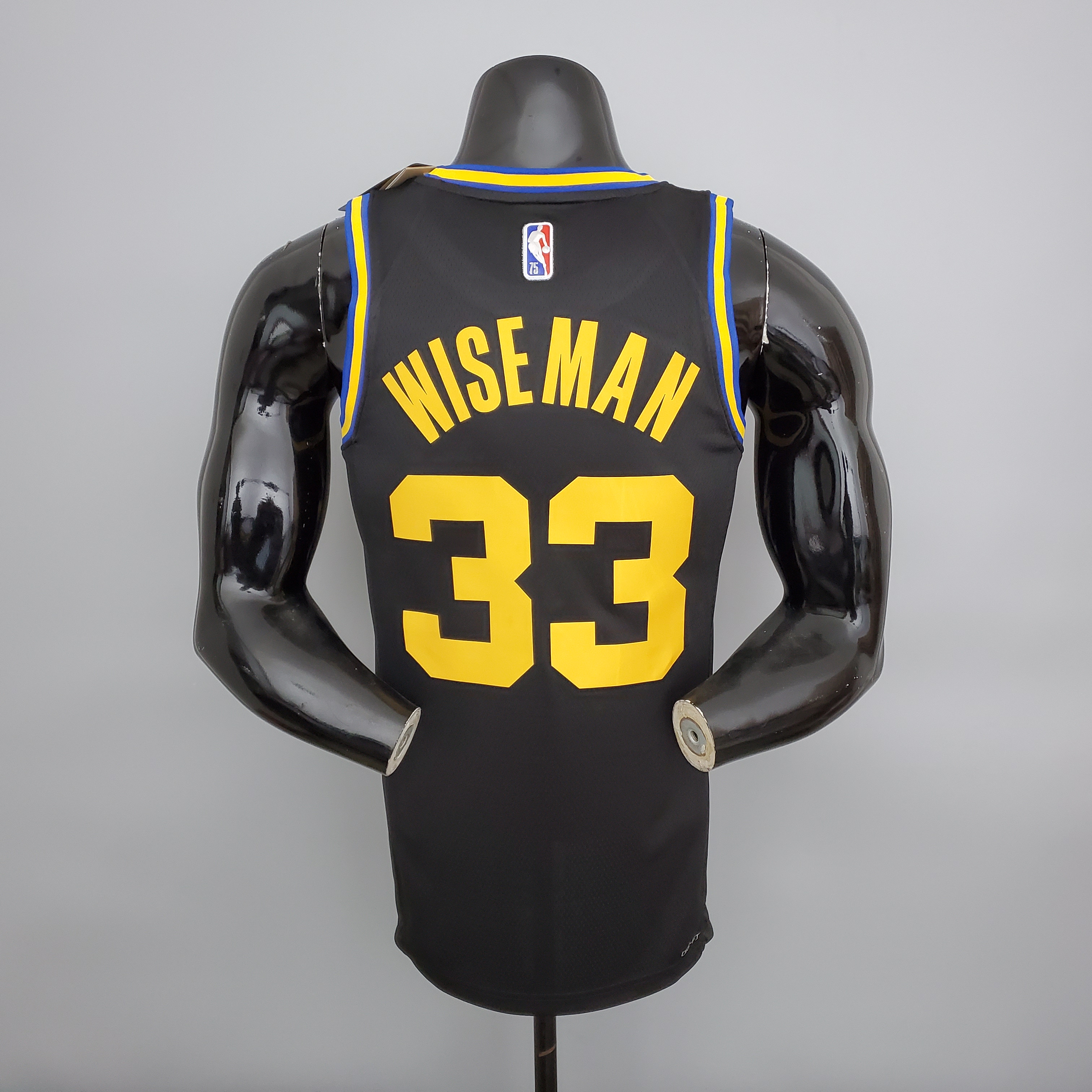 James Wiseman Golden State Warriors 75th Anniversary Swingman Jersey Black