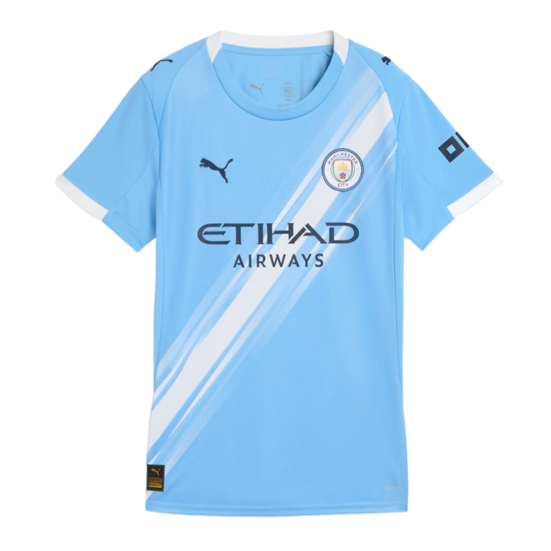Manchester city Home Soccer jersey 2025-26 Fan version -Womens