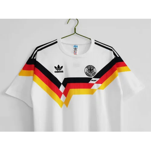 West Germany Retro Jersey Home World Cup 1990
