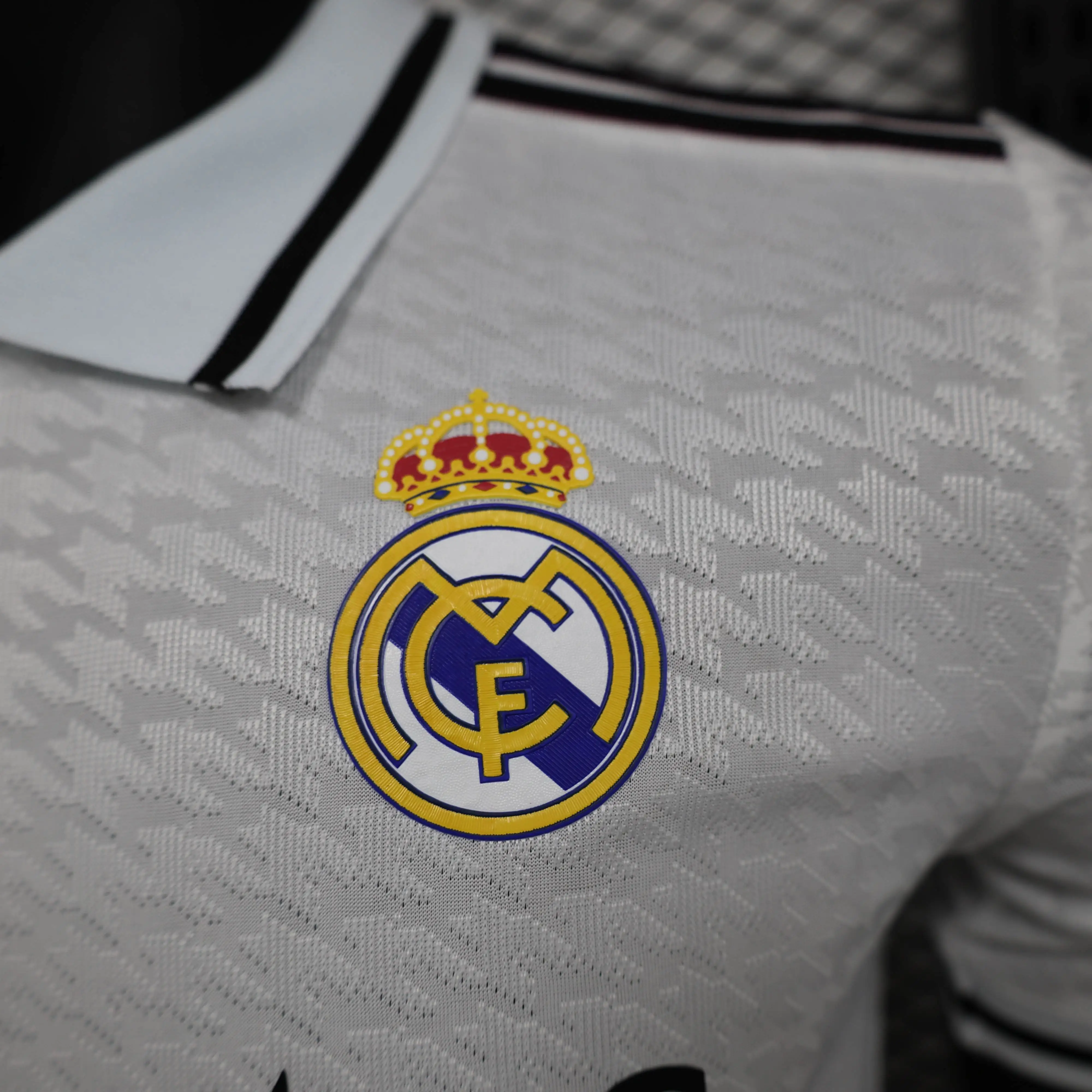 Real Madrid 24-25 Home Player Edition White POLO Shirt
