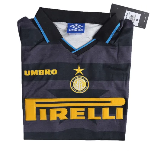 97-98 Inter Milan Retro Jersey Europa League Away