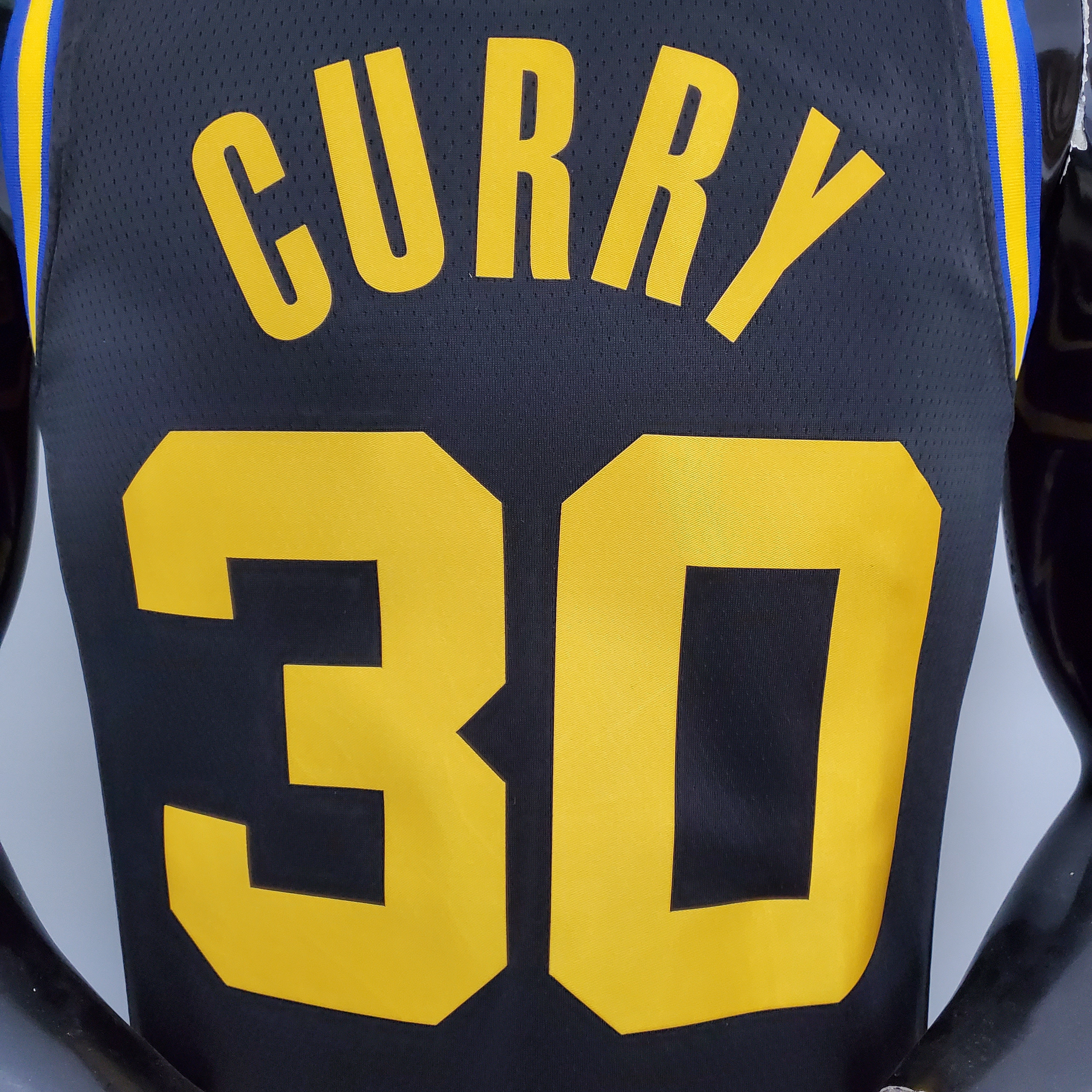 Stephen Curry Golden State Warriors 75th Anniversary Swingman Jersey Black