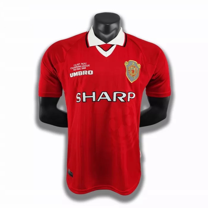 Manchester United Home Champions' League Final Retro Jersey 1999/00
