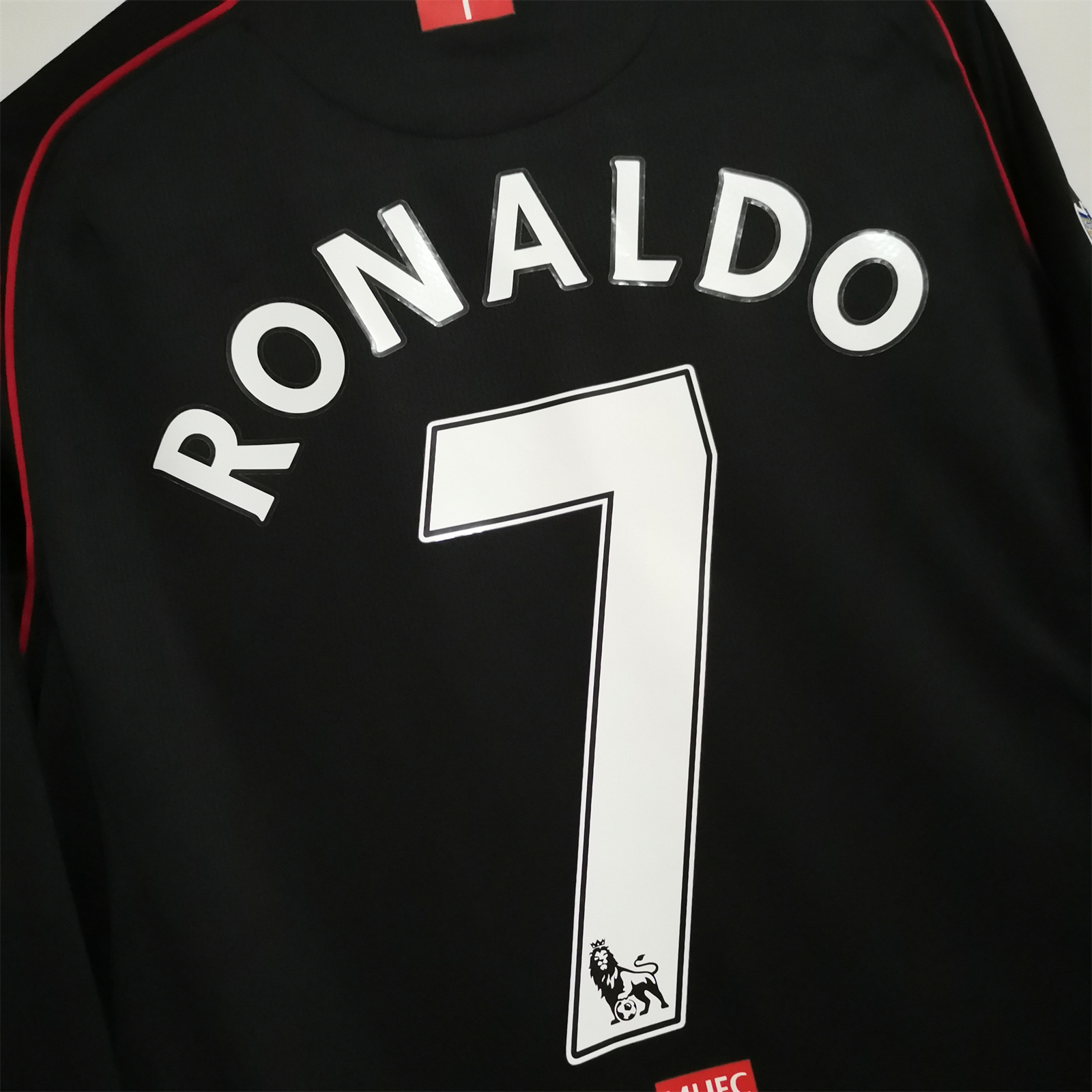 07-08 Retro Long Sleeve Manchester United #7 Ronaldo Third  Away Soccer Jersey