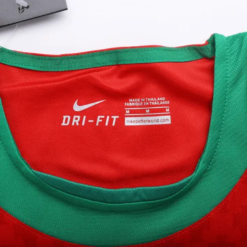 2004 Portugal Retro Jersey Home Euro Cup