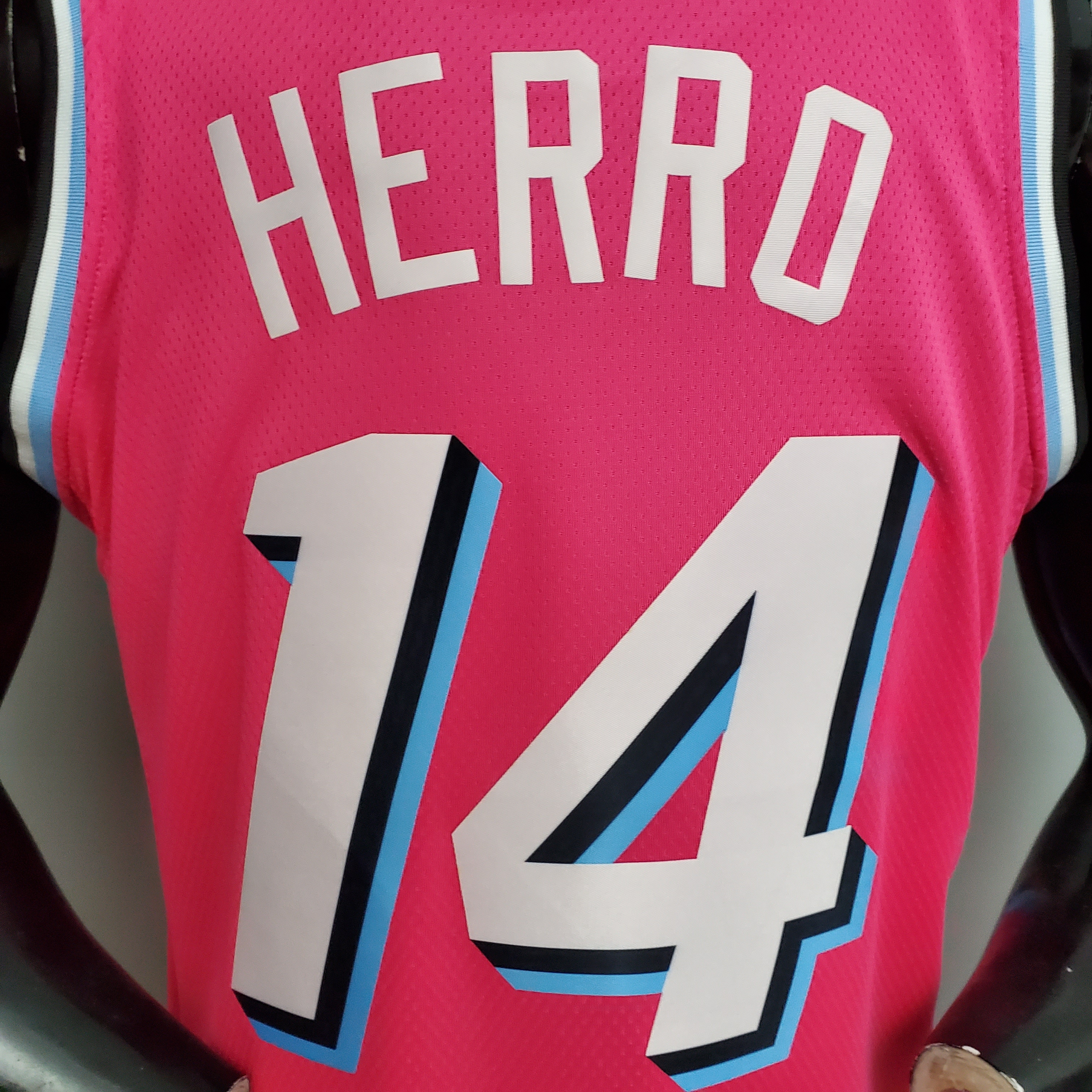 Tyler Herro Miami Heat Swingman Jersey Pink