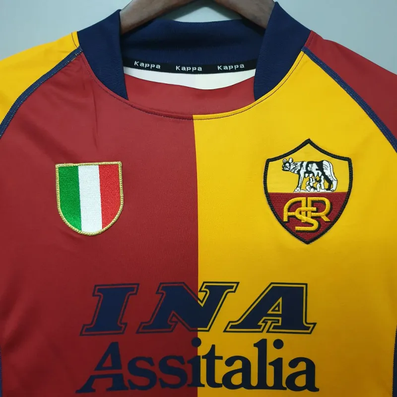 Roma  2001/02 Retro Jersey Third Away Replica