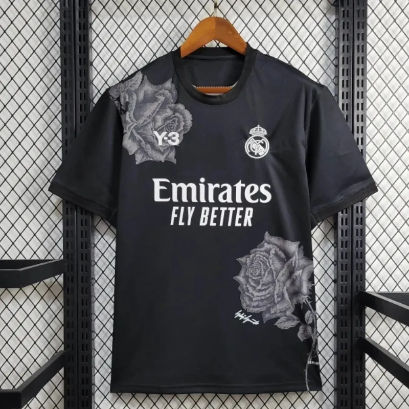 23-24 Real Madrid Y-3 Fourth Jersey Black