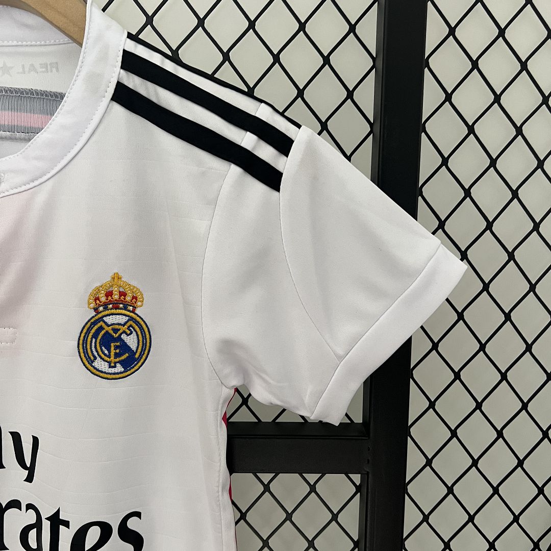 Real Madrid 14-15 Kids Retro Home Kit Cheap Jersey
