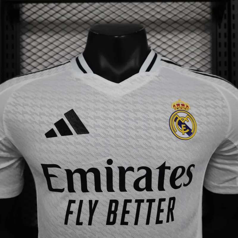 24-25 Real Madrid Home Soccer Jersey Player Version
