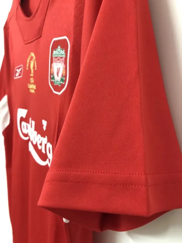 2005 Liverpool Retro Jersey UCL Final Home