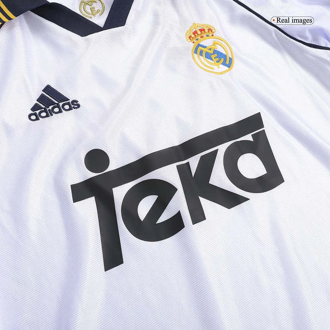 1999/00 Real Madrid Retro Away Soccer Jersey Long Sleeve