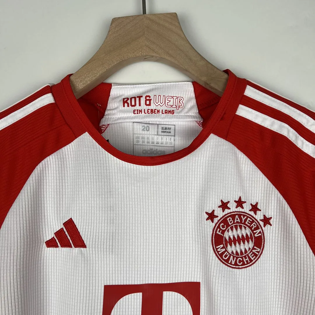 23-24 Kids Bayern Munich Home Jersey Kit