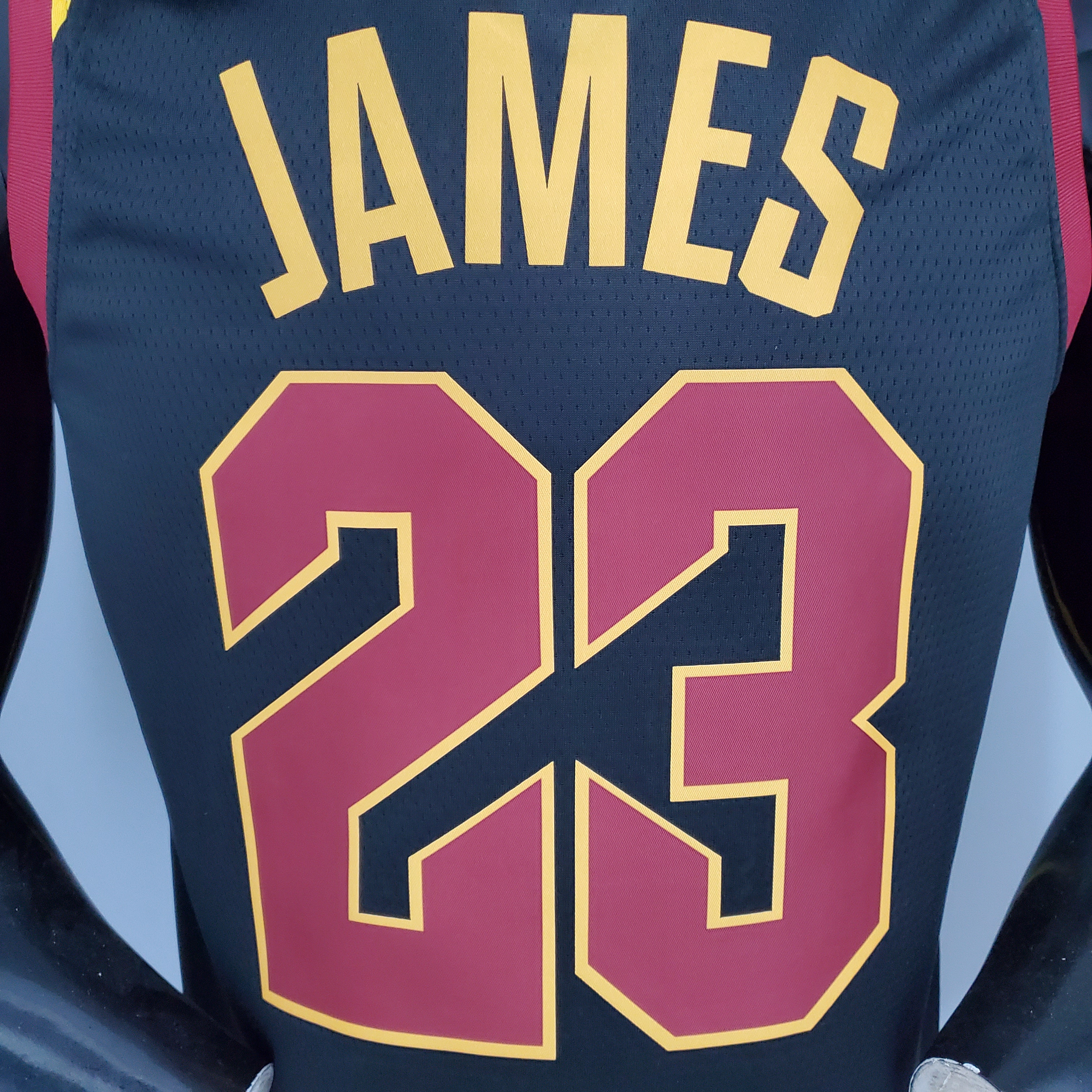 LeBron James Cleveland Cavaliers Theme Limited Edition Black Swingman Jersey