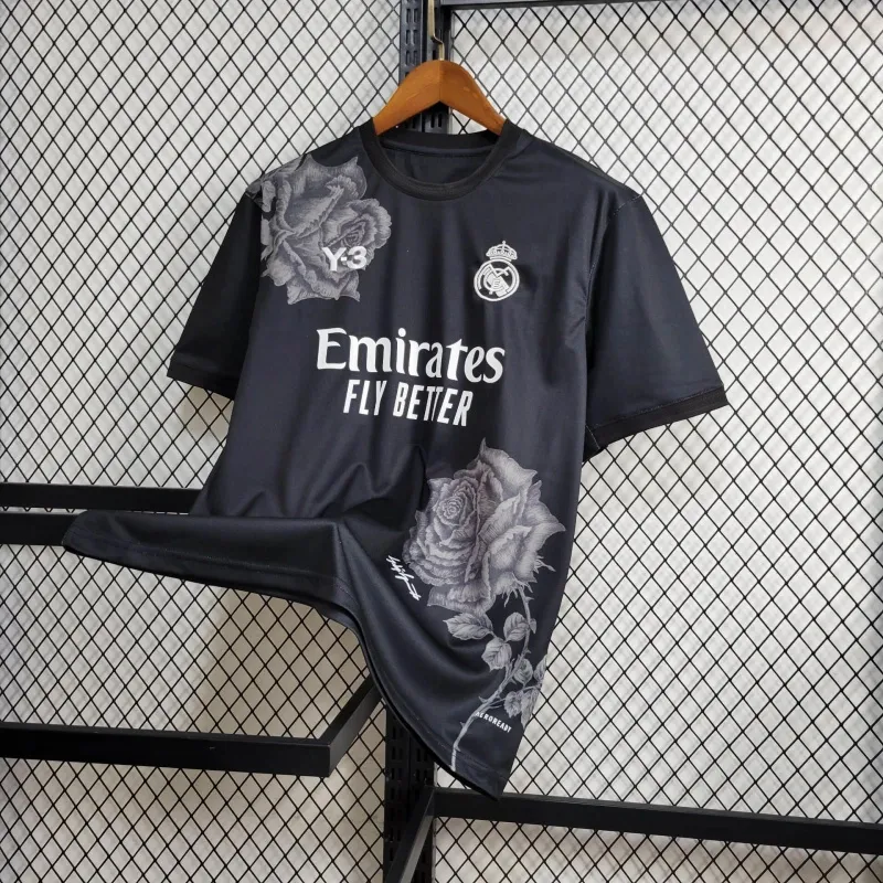 23-24 Real Madrid Y-3 Fourth Jersey Black