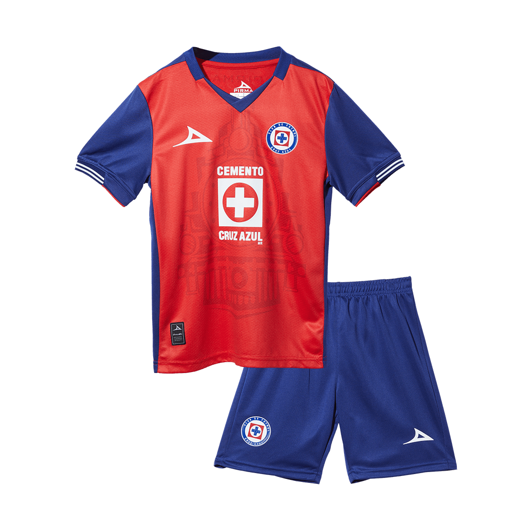 Kids Cruz Azul Third Away Soccer Kits 2024-25