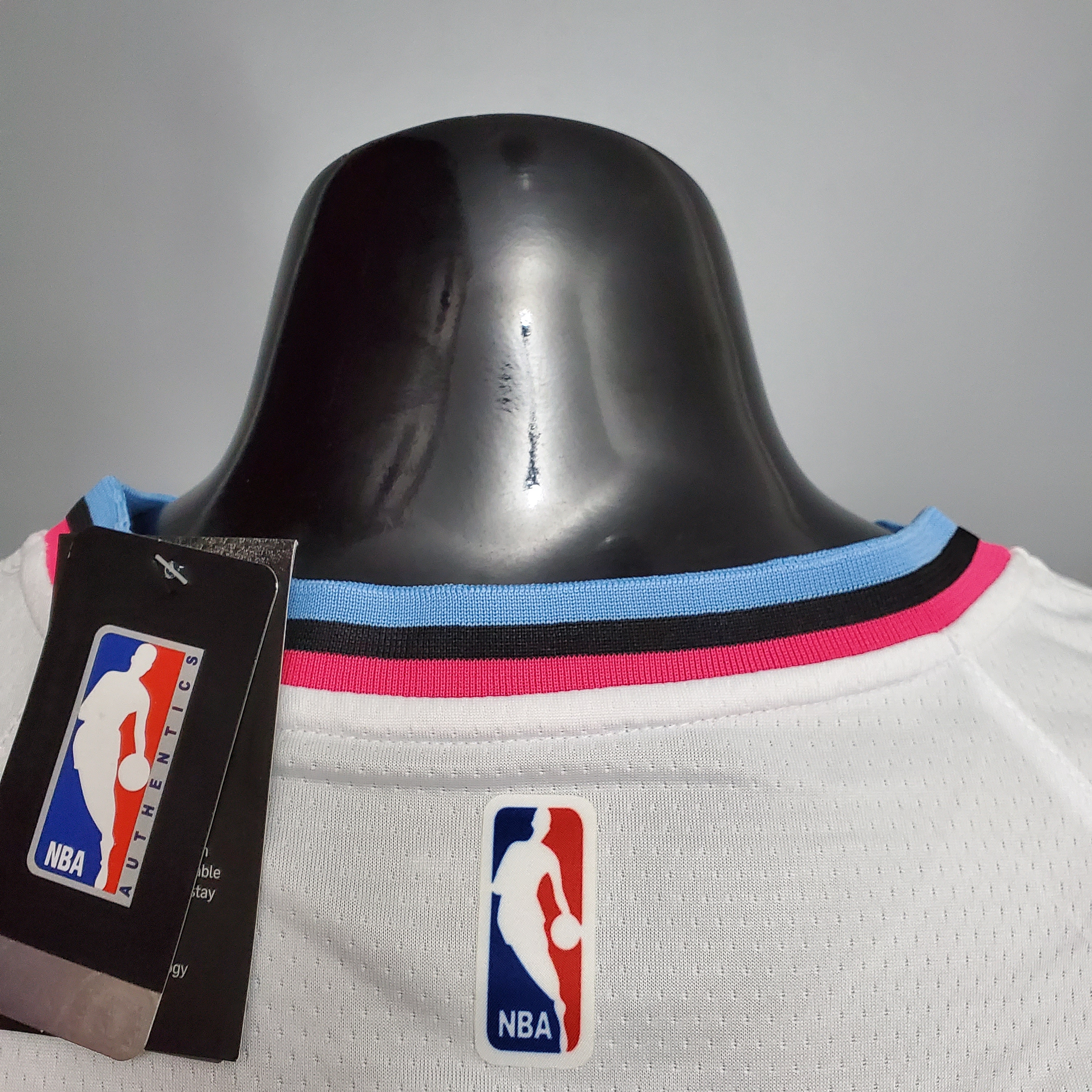 Dwyane Wade Miami Heat V-neck Swingman Jersey White