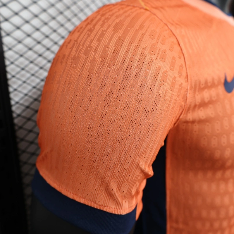 2025/26 Barcelona Players' Special Orange Football Shirt