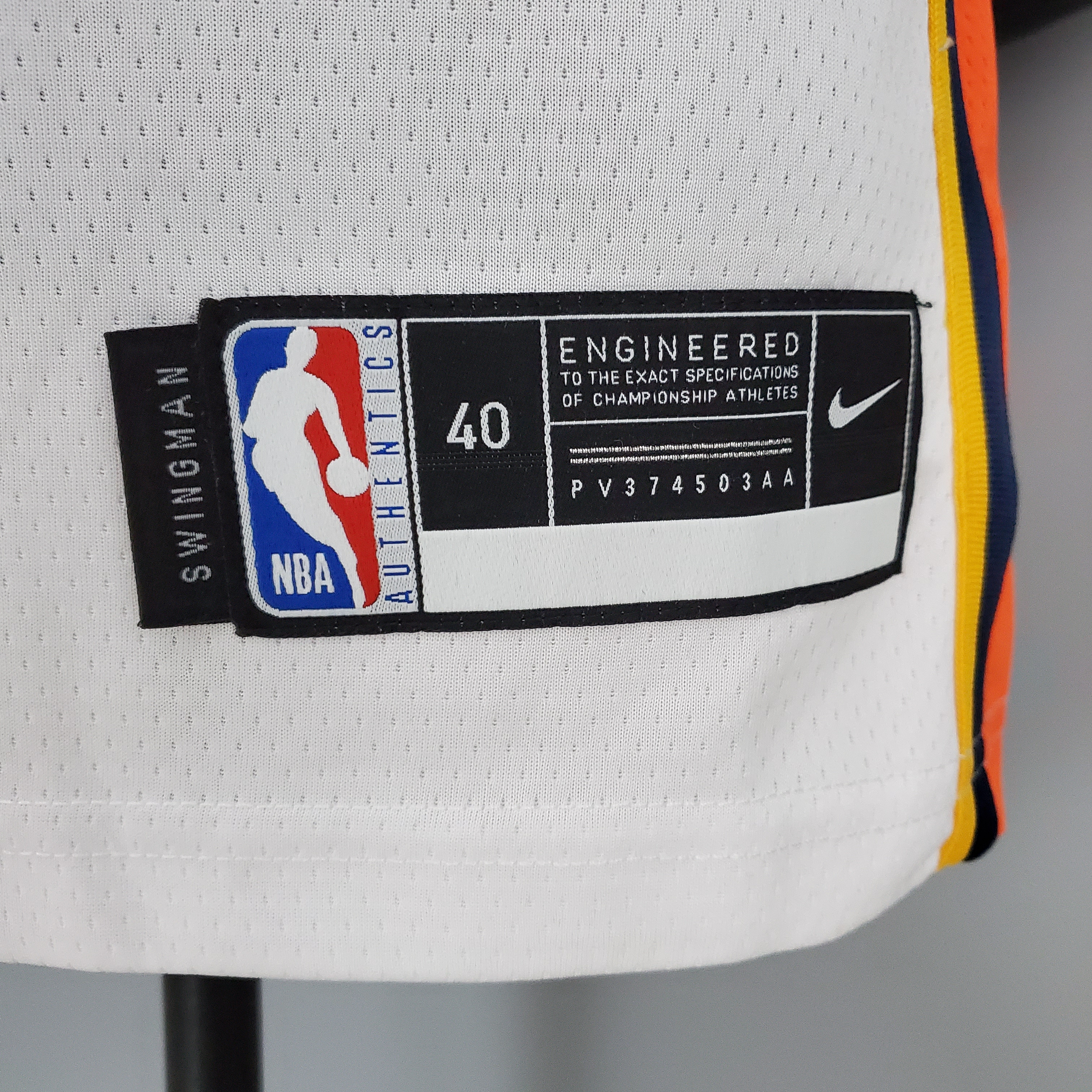 Klay Thompson Golden State Warriors Rookie White Swingman Jersey