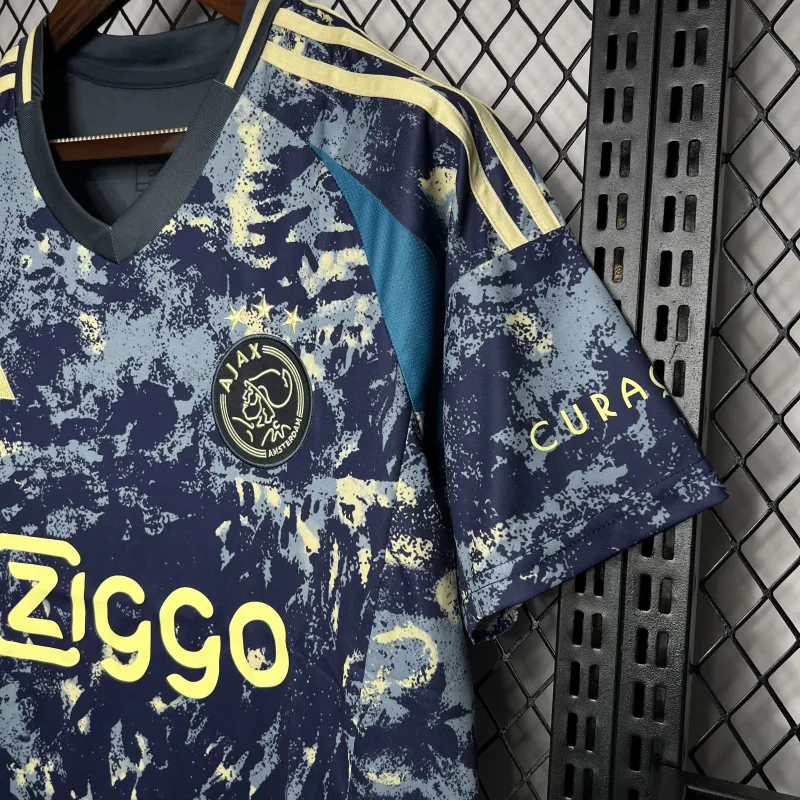 24-25 Ajax Away Soccer Jersey Fan Version