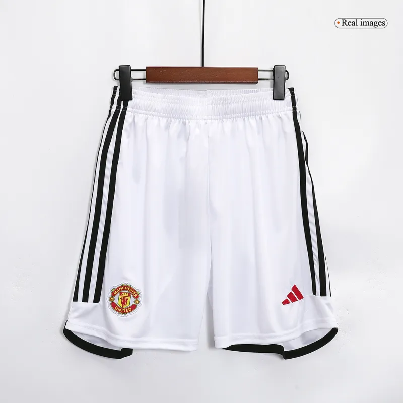 23-24 Manchester United Home Shorts
