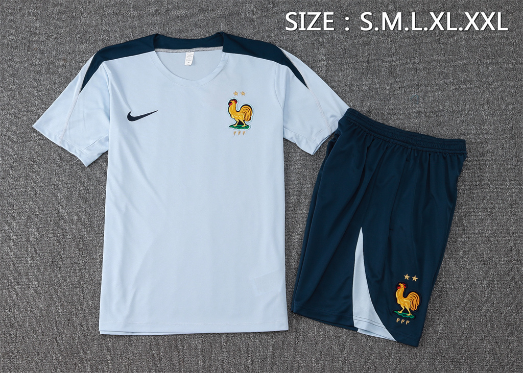 France Training Short Sleeve Suit 24/25