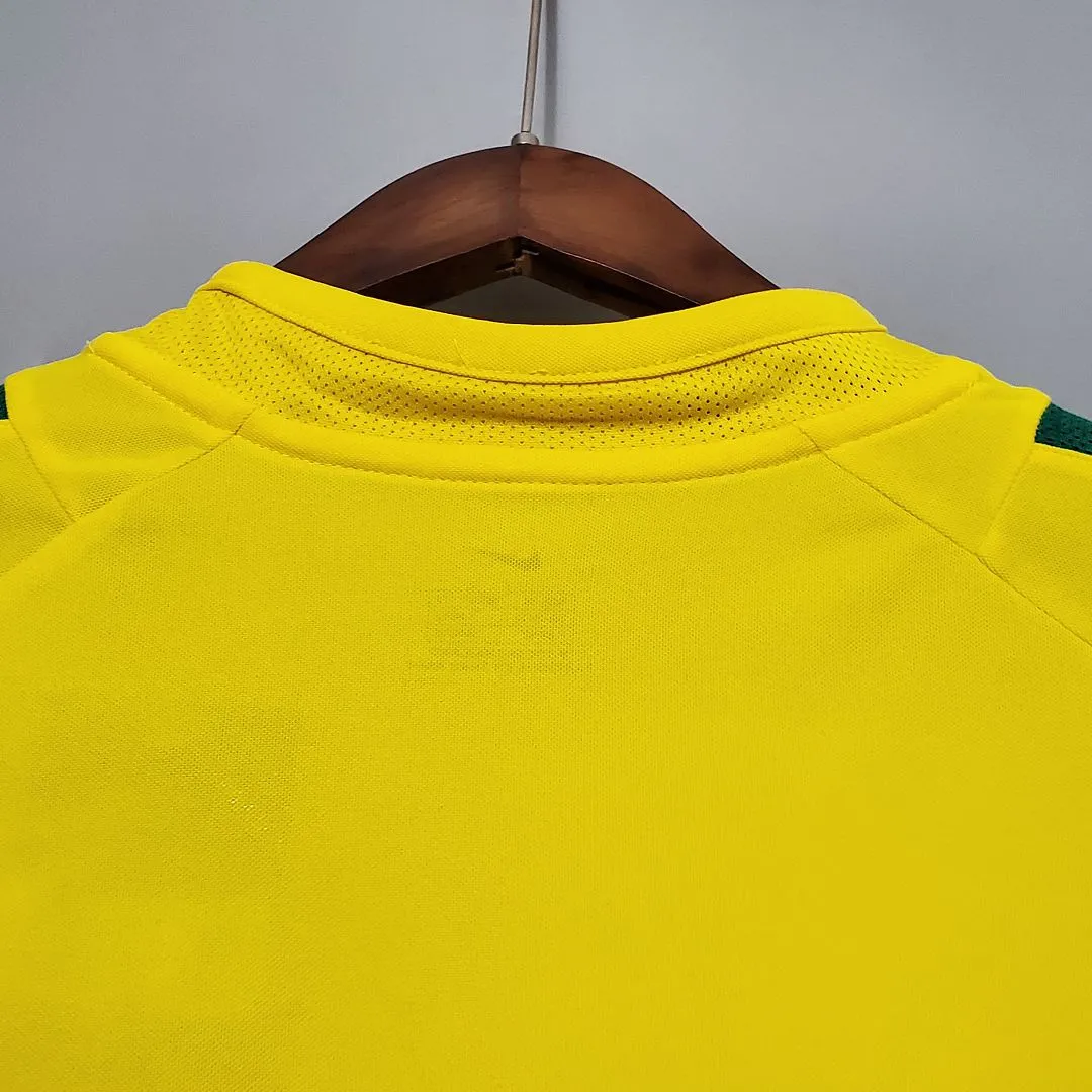 Brazil Retro Jersey Home World Cup 2002