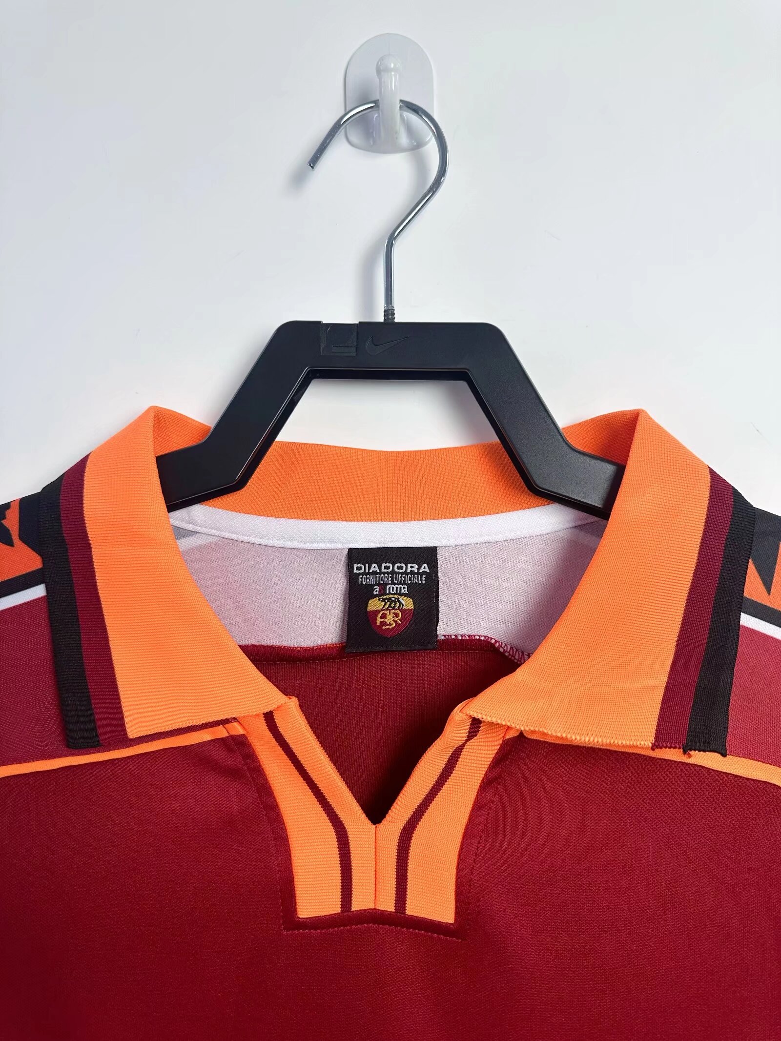 AS Roma Home Long Sleeve Retro Jersey 1998/99