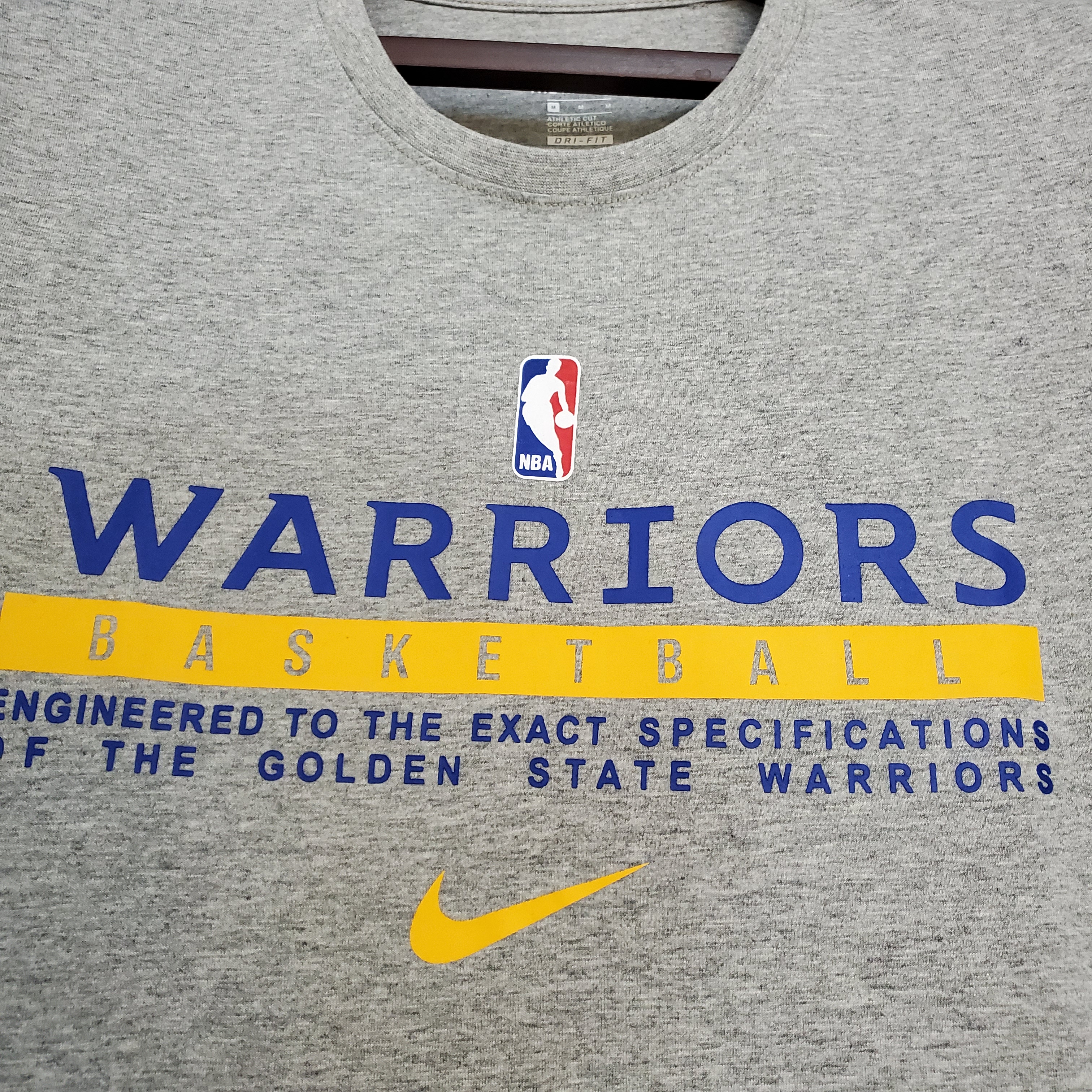 Golden State Warriors Casual T-shirt Gray