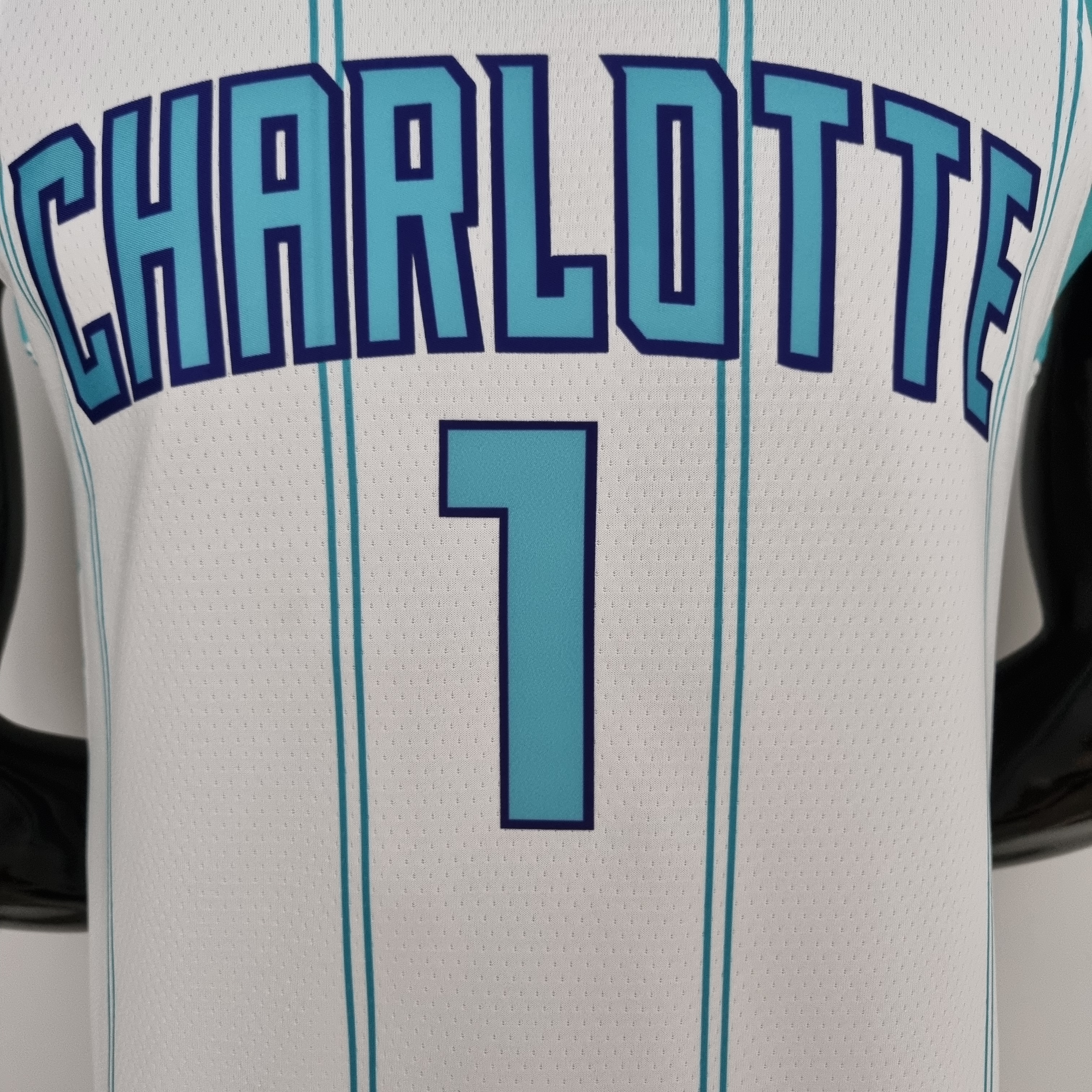LaMelo Ball Charlotte Hornets 75th Anniversary Swingman Jersey White