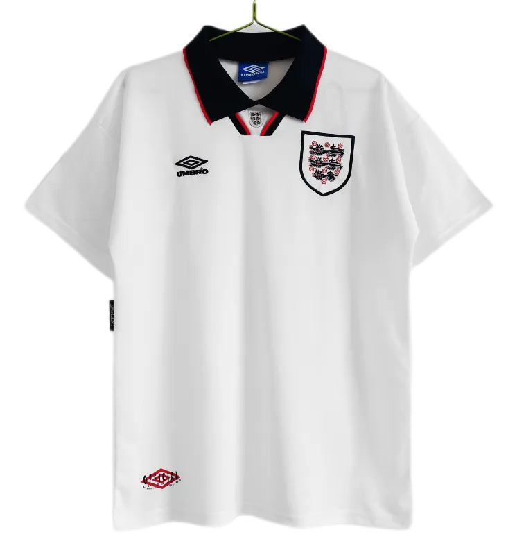 1994/95  England Retro Soccer Jersey Home Replica
