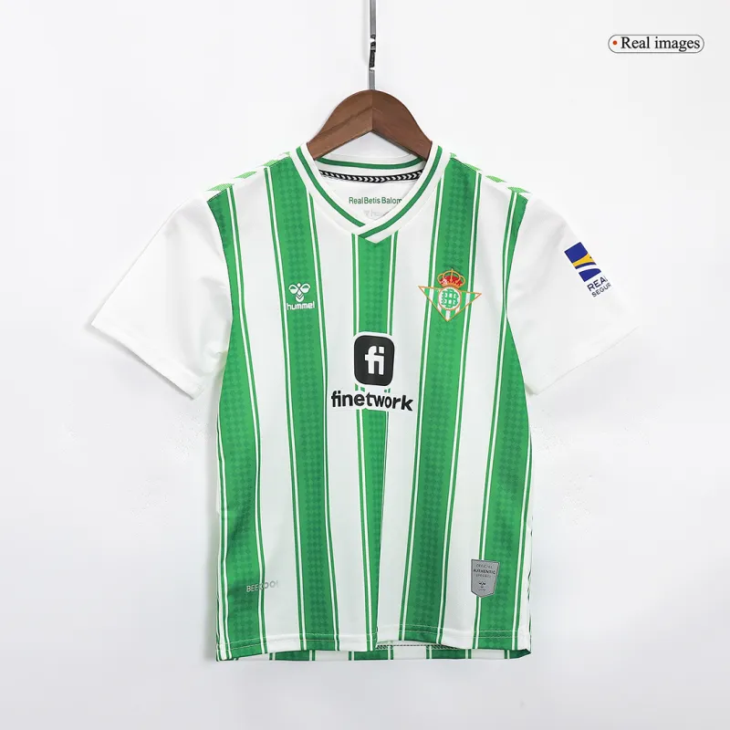 Kids Real Betis 2023/24 Home Kit Jersey+Short