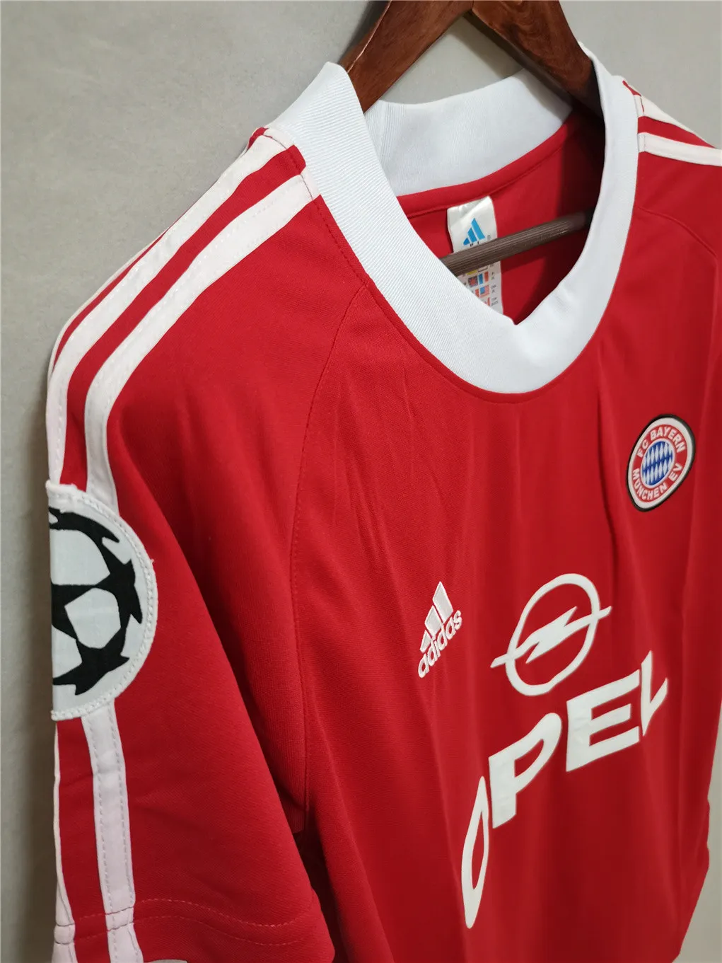 01-02 Bayern Munich Retro Jersey Home UCL