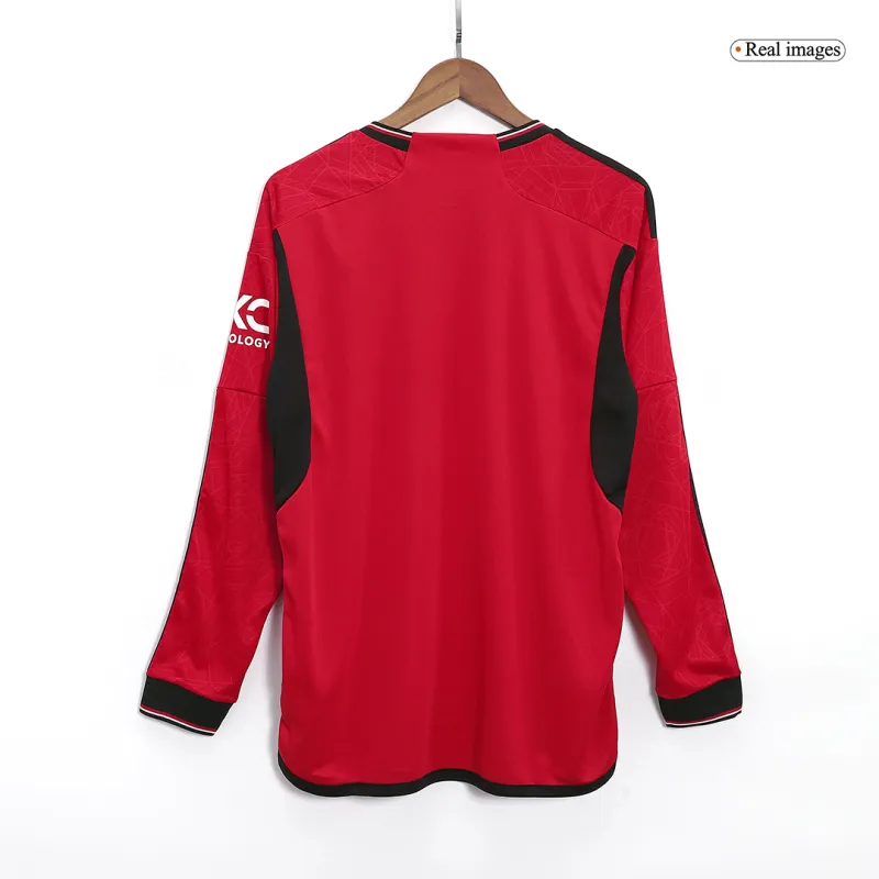 23-24 Manchester United Home Long Sleeve Jersey