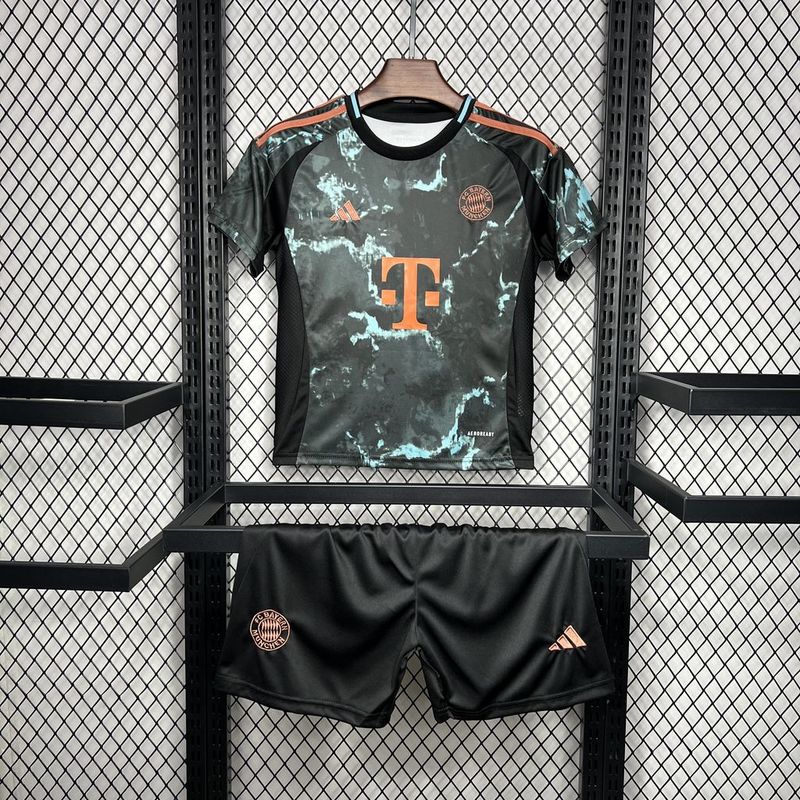 24-25 Bayern Munich Away Kids Soccer Jerseys