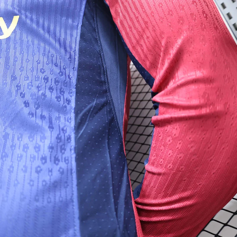 24-25 Barcelona Home Player Version Long sleeve Soccer Jersey