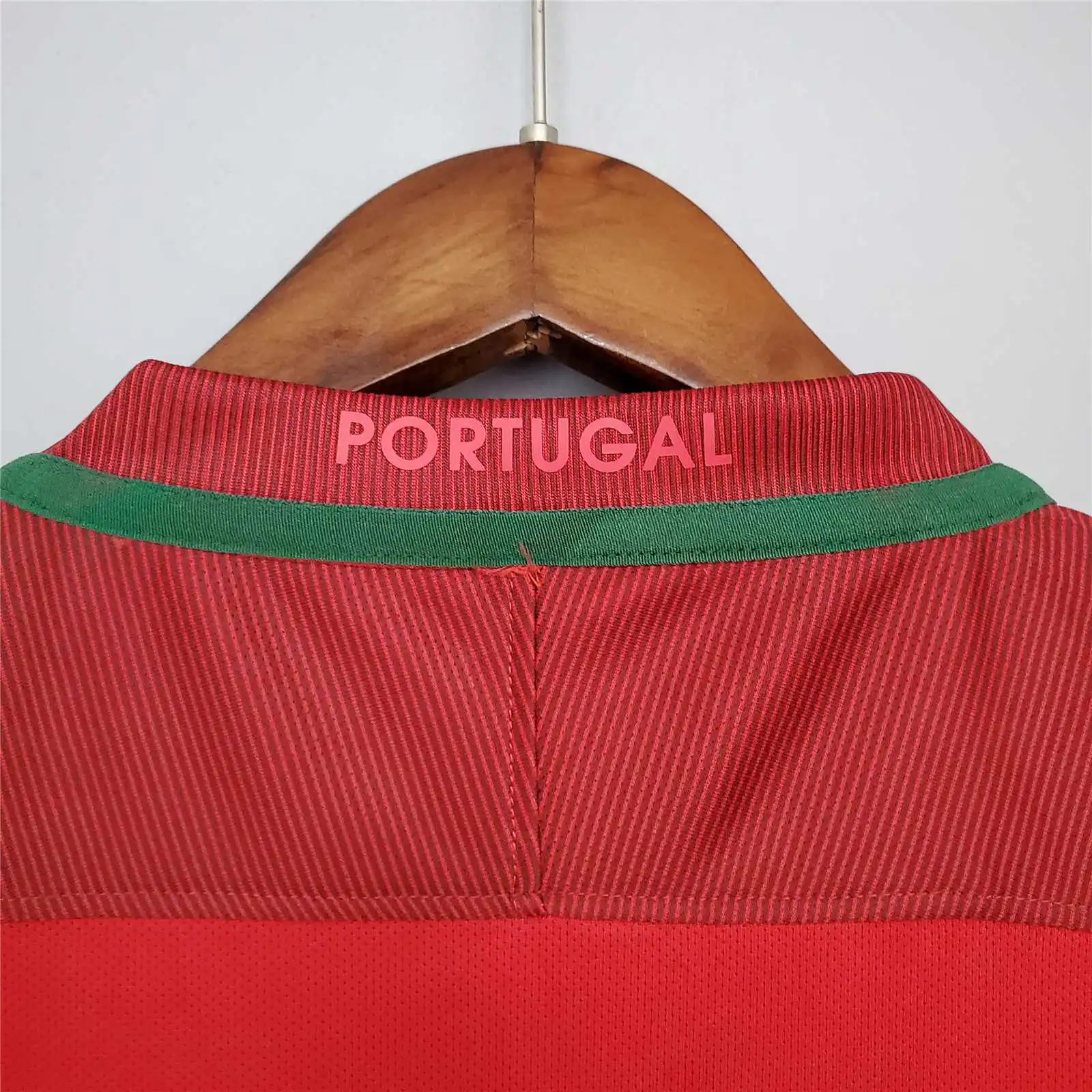 2016 Portugal Retro Jersey Home Euro Cup