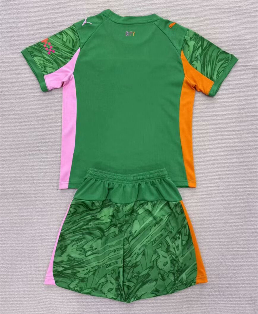 Manchester City Goalkeeper Kids Suit 25/26