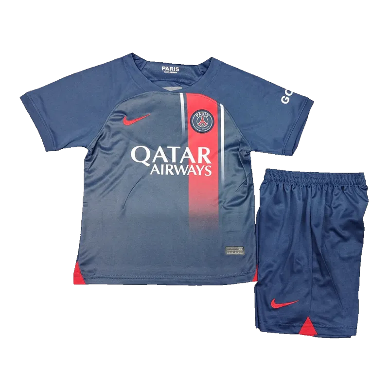 23-24 Kids PSG Home Jersey Kit