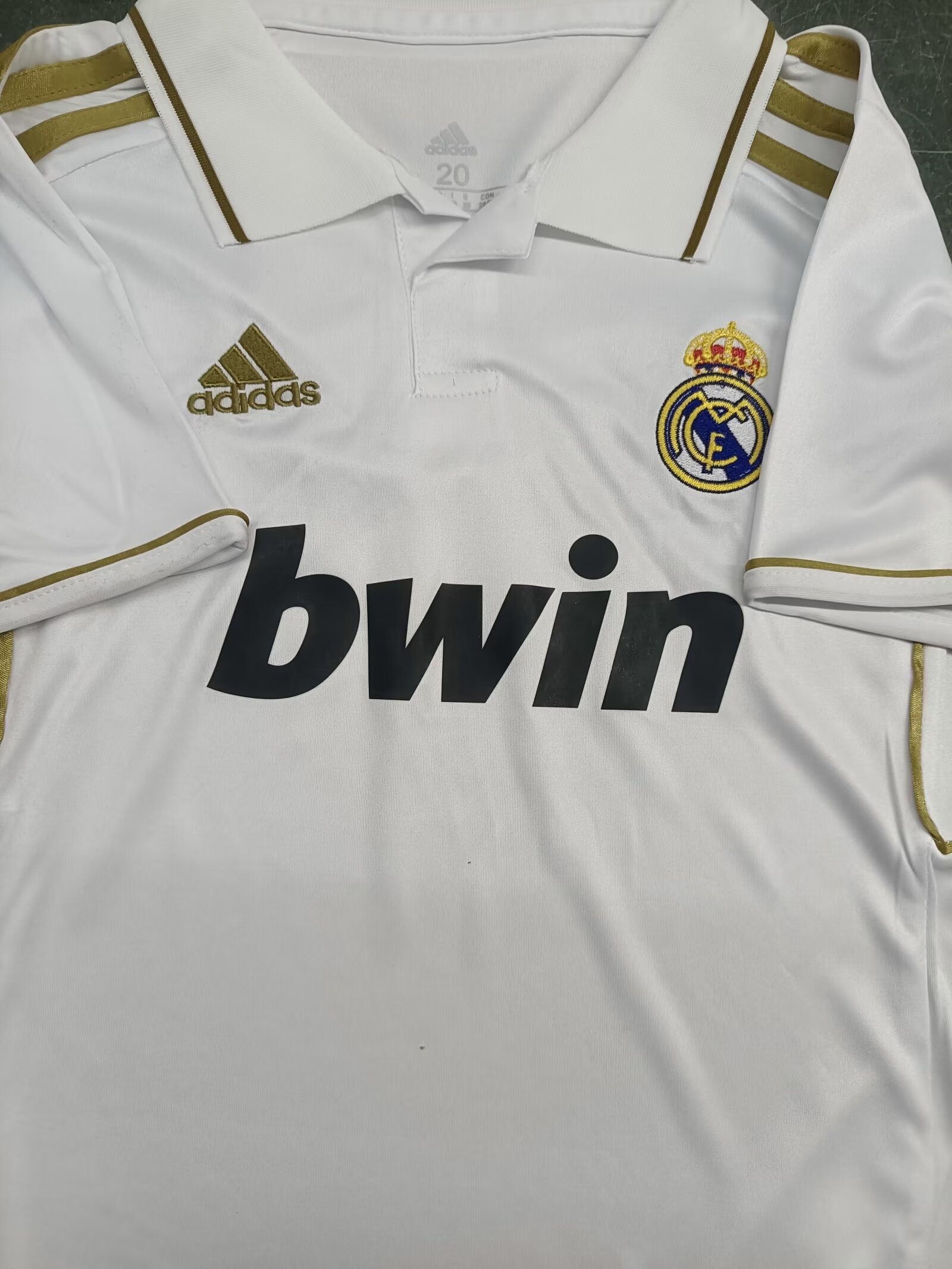 Real Madrid 11-12 Home Retro Kids Kit Soccer Jersey