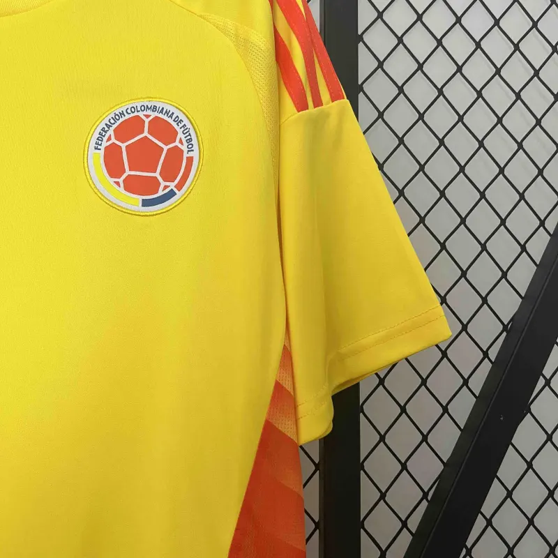 Colombia Nation Home L.Díaz #7 James #10 Football Jersey Copa America 2024