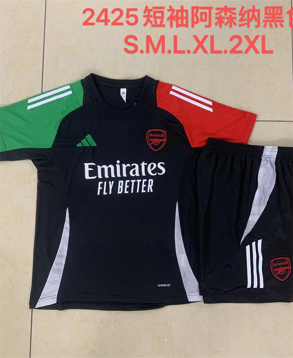 Arsenal Training Short sleeve Suit 24/25