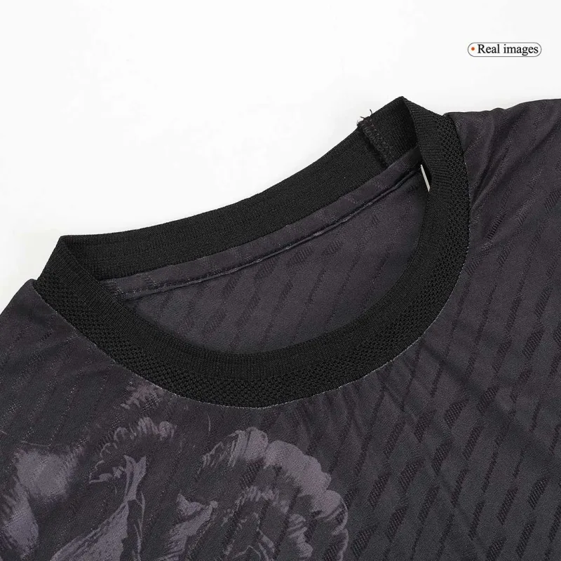 2023-24 Real Madrid Y-3 Fourth Jersey Black Player Version