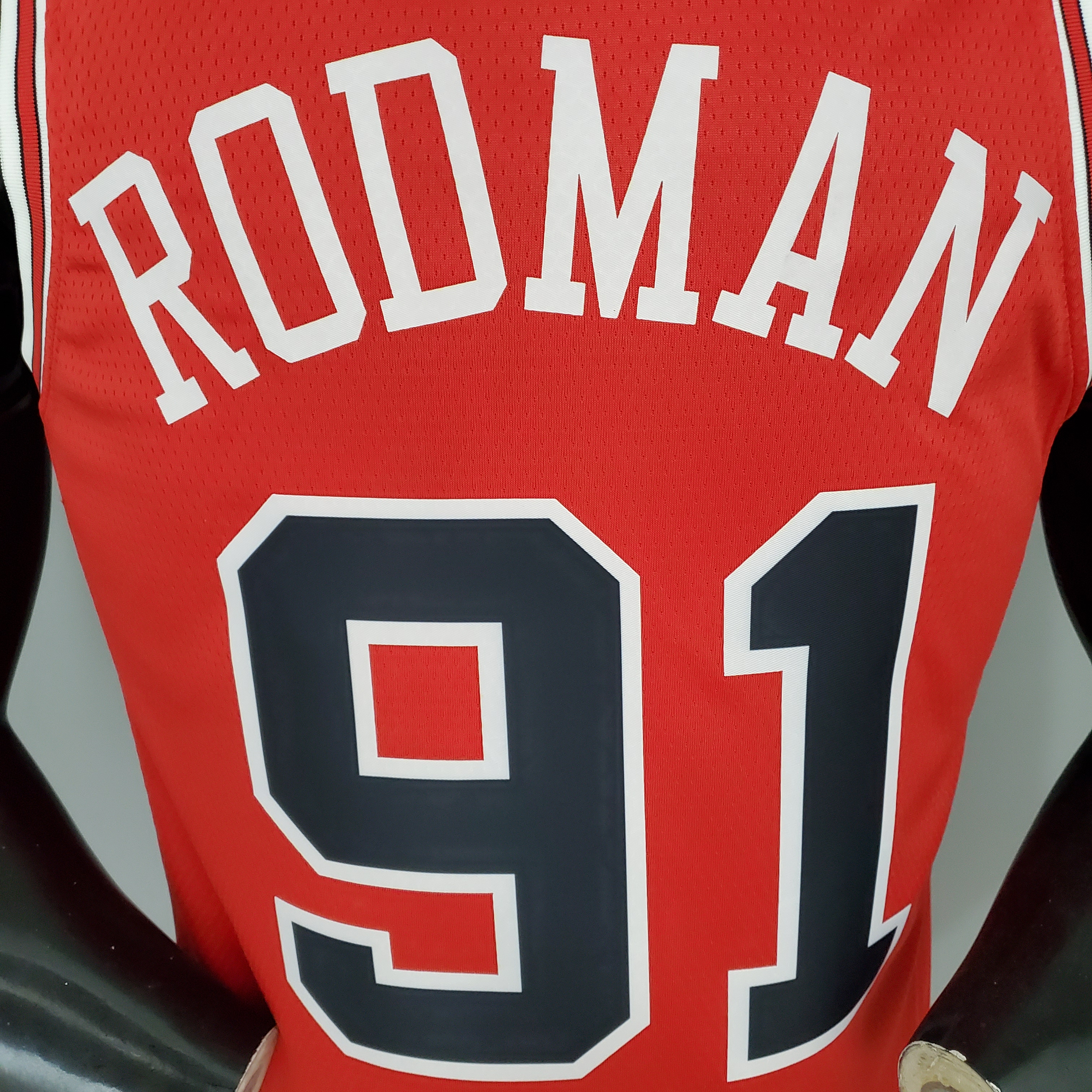 Dennis Rodman Chicago Bulls Swingman Jersey Red